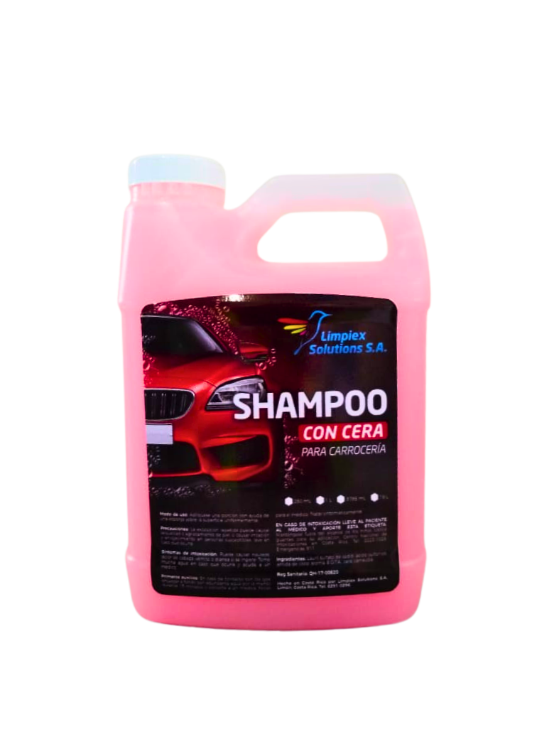 Vehicle wax shampoo