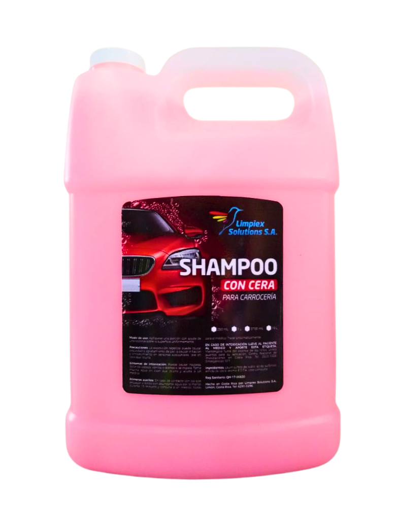 Vehicle wax shampoo